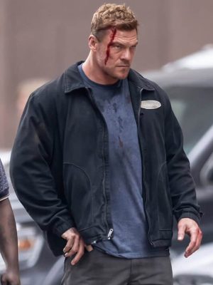 Reacher S04 Jack Reacher Black Cotton Jacket