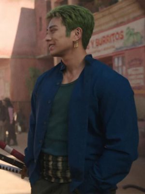 Roronoa Zoro One Piece S02 Blue Cotton Jacket