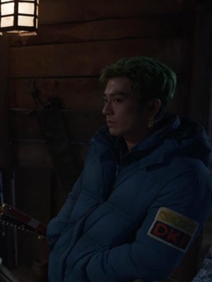 Roronoa Zoro One Piece S02 Blue Puffer Coat