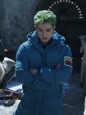 Roronoa Zoro One Piece S02 Blue Puffer Coat