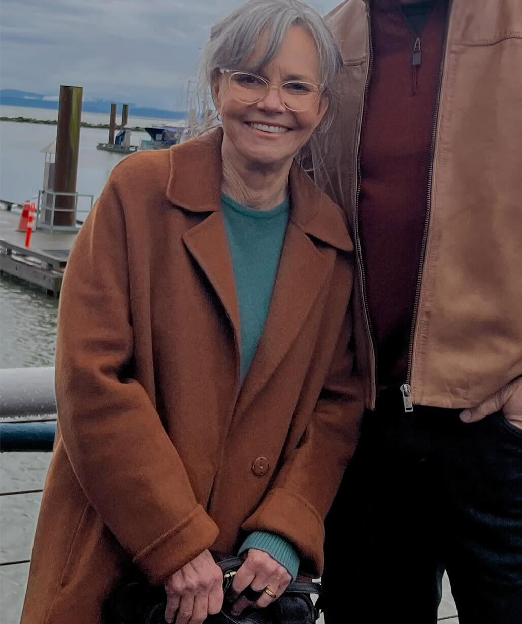 Sally Field Remarkably Bright Creatures 2026 Wool Coat