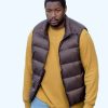 Sean Shrinking S02 Purple Puffer Vest