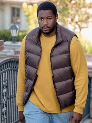 Sean Shrinking S02 Purple Puffer Vest