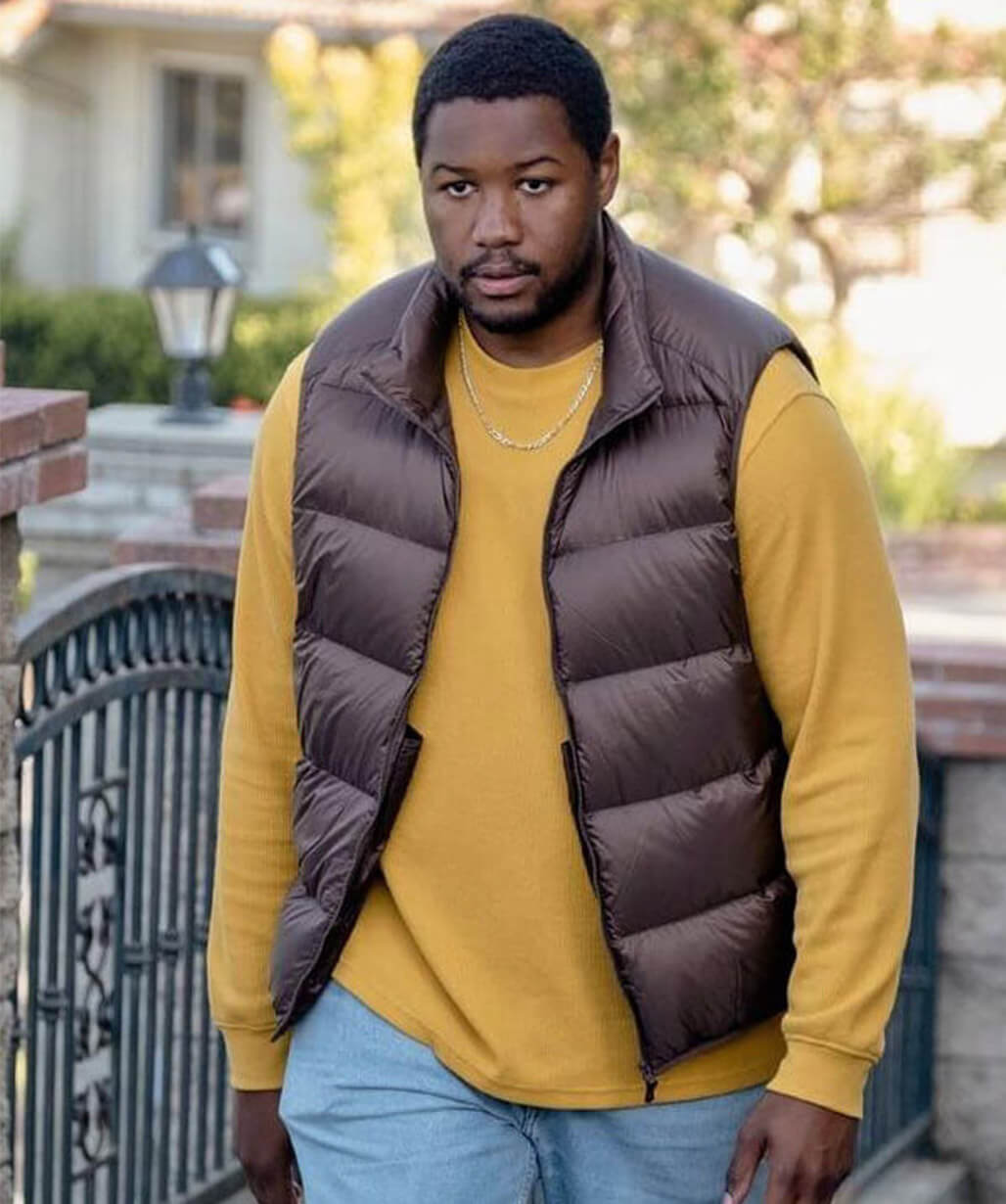 Sean Shrinking S02 Purple Puffer Vest