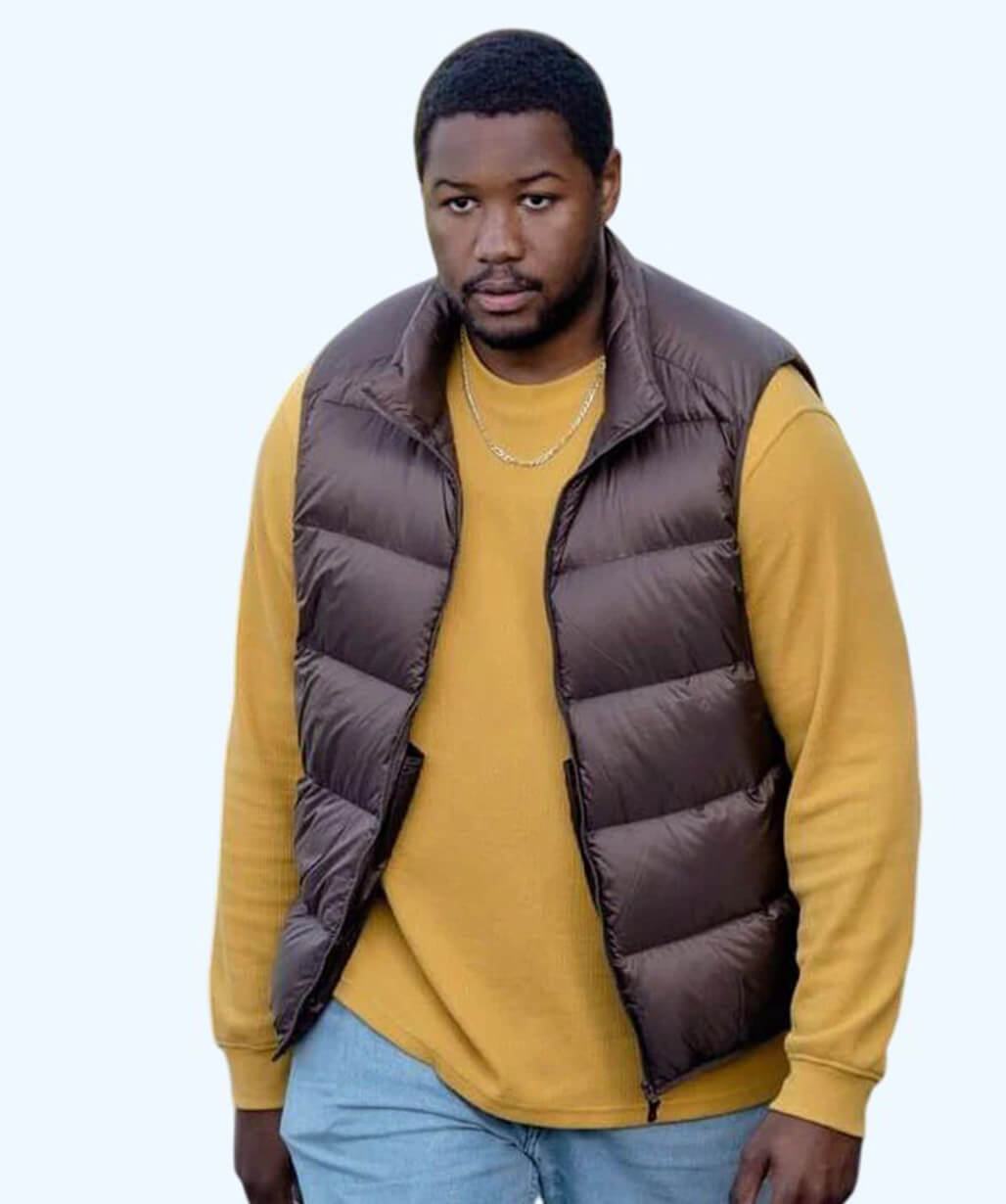 Sean Shrinking S02 Purple Puffer Vest