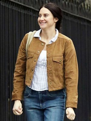 Shailene Woodley Count My Lies 2026 Brown Jacket