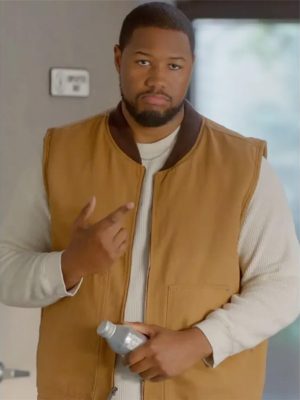 Shrinking S02 Luke Tennie Brown Cotton Vest