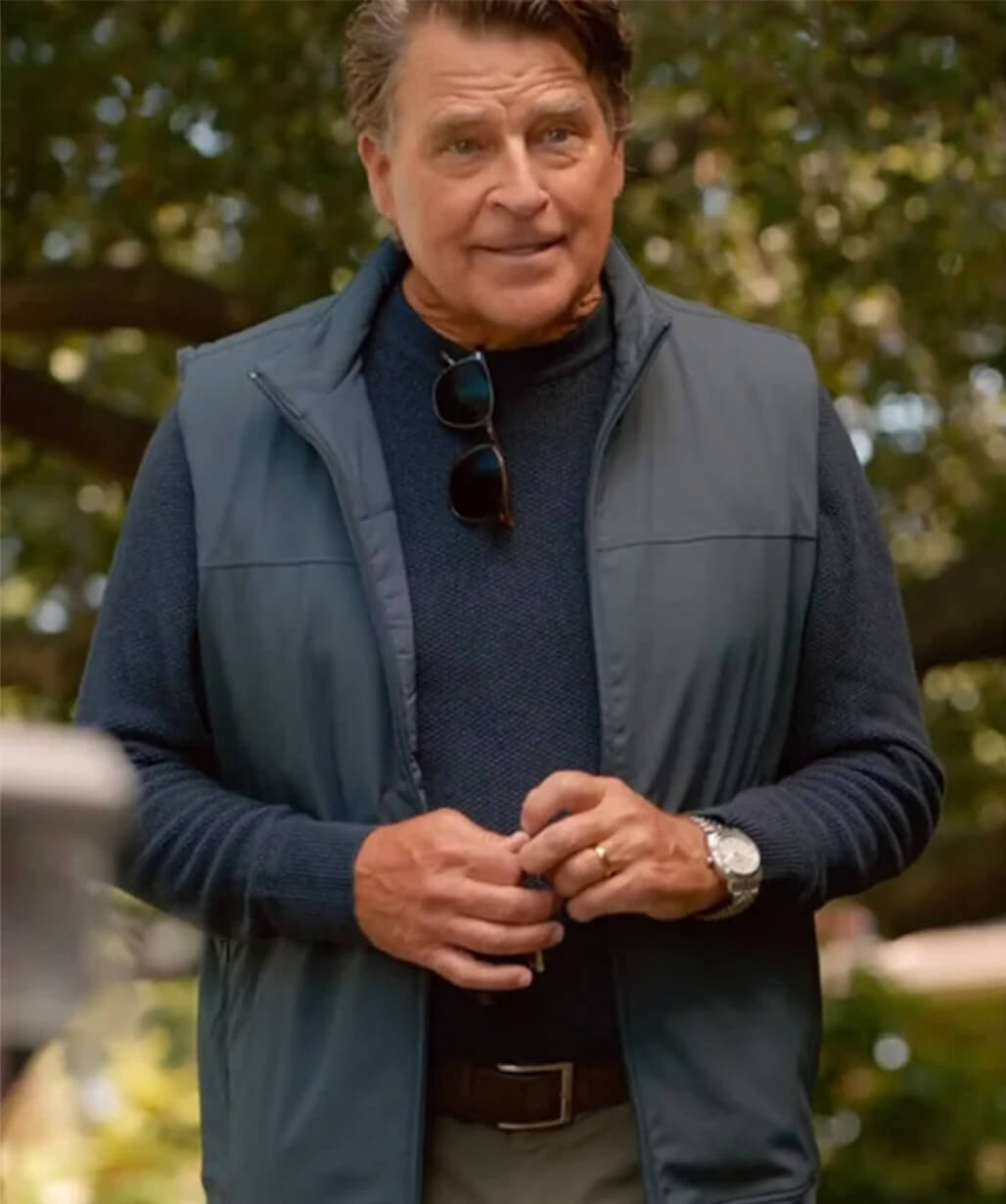 Shrinking S02 Ted McGinley Blue Vest