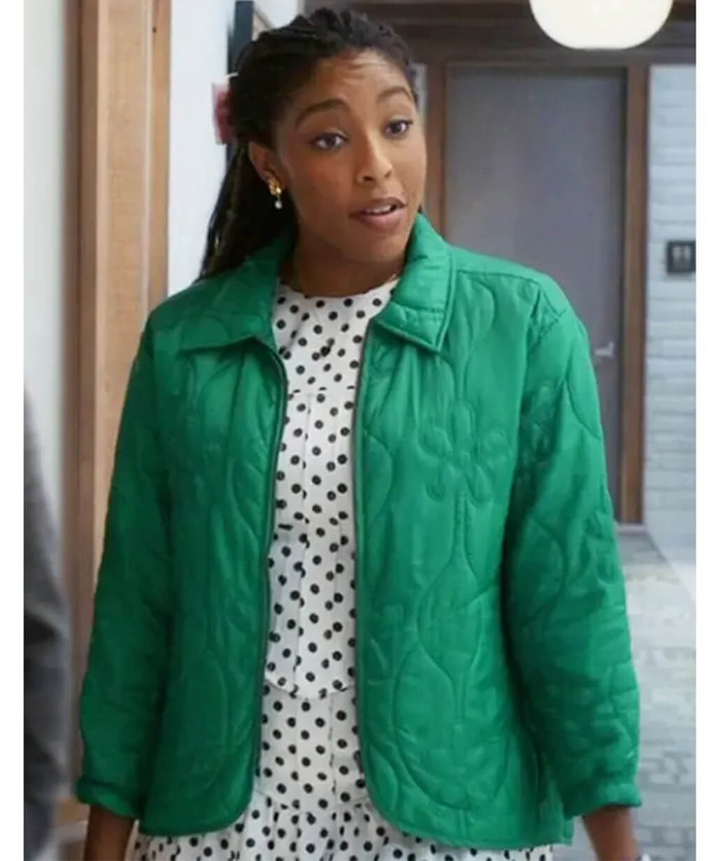 Shrinking S03 Jessica Williams Green Jacket