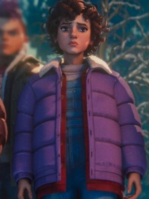 Stranger Things Tales from 85 Eleven Fur Jacket