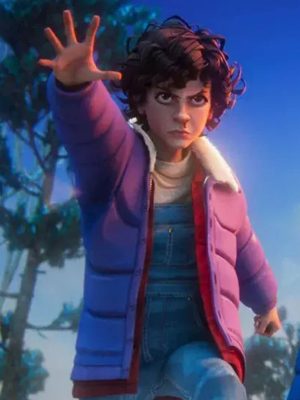 Stranger Things Tales from 85 Eleven Fur Jacket