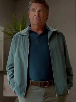 Ted McGinley Shrinking S02 Grey Cotton Jacket