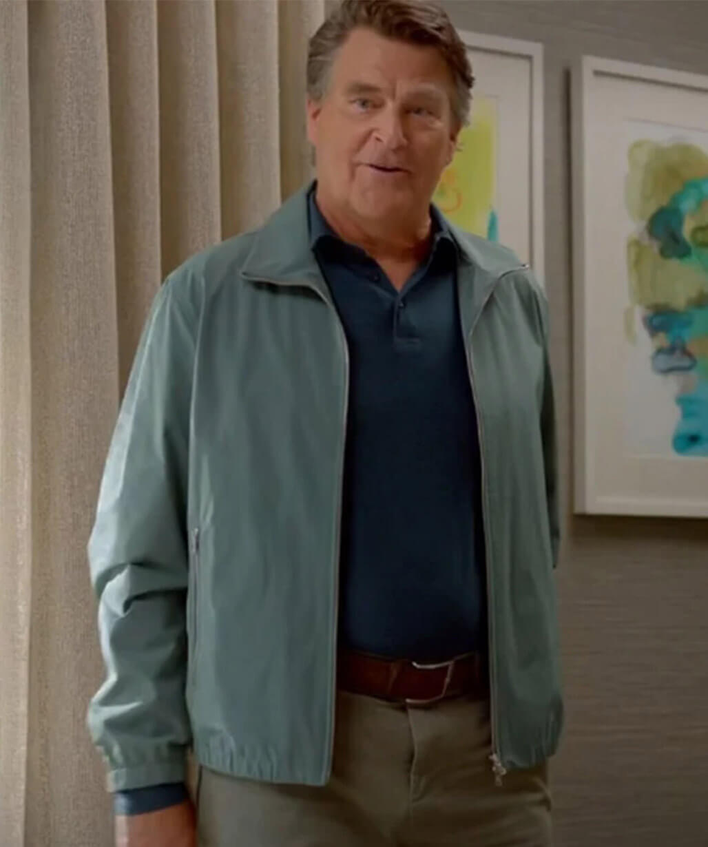 Ted McGinley Shrinking S02 Grey Cotton Jacket
