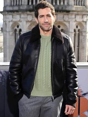 The Bride 2026 Jake Gyllenhaal Leather Jacket