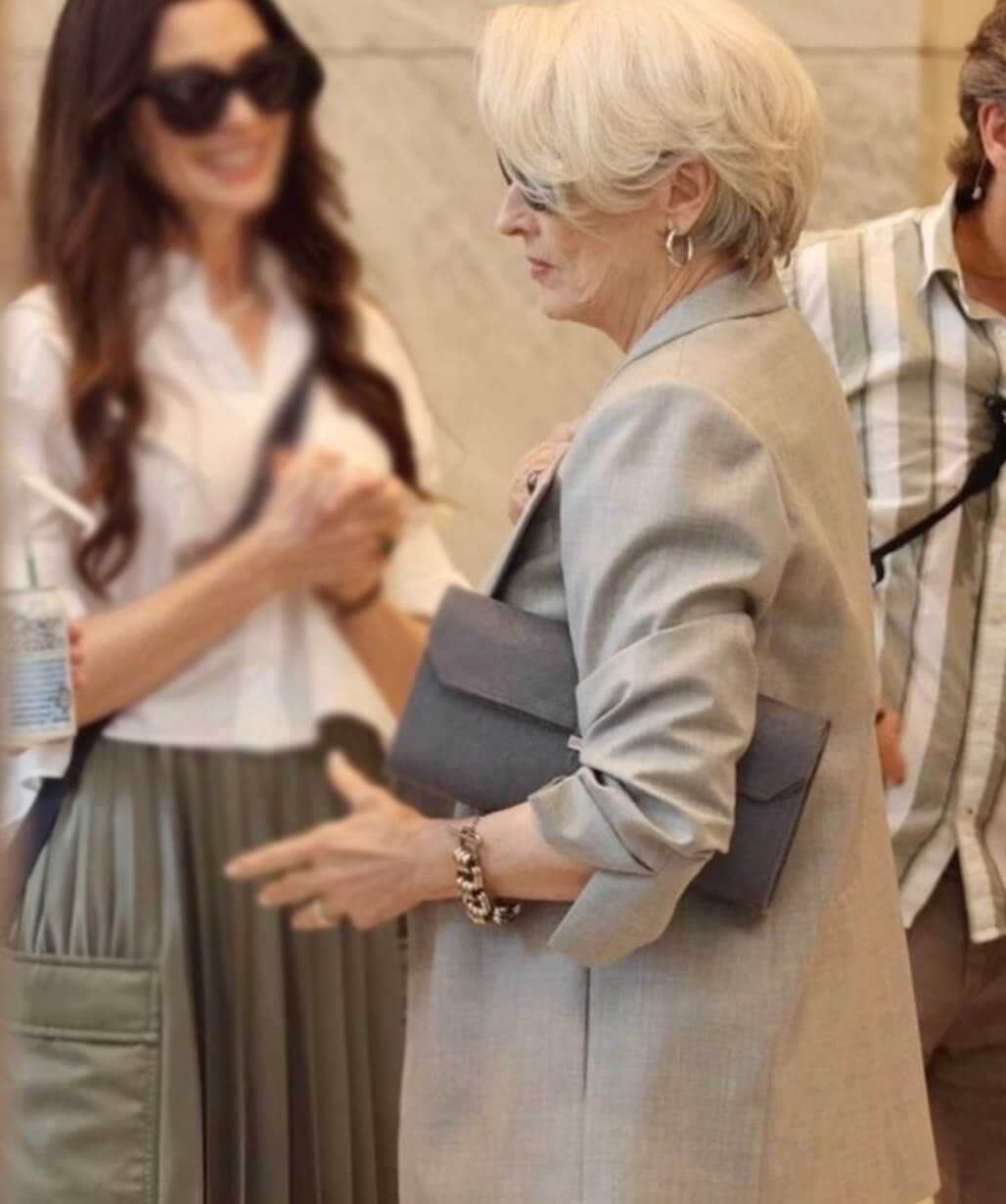 The Devil Wears Prada 2 Meryl Streep Grey Blazer