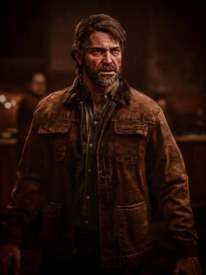 The Last of Us Joel Miller Brown Suede Jacket