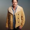 The Musical 2026 Rob Lowe Suede Shearling Jacket