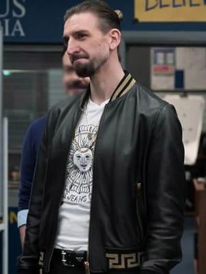 Zava Ted Lasso S03 Black Leather Jacket
