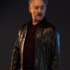Alan Cumming Tip Toe 2026 Black Leather Jacket