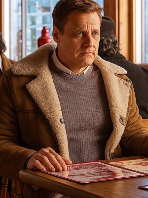 Alan Tudyk Resident Alien S04 Shearling Jacket