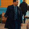 Allan Hawco Saint-Pierre S01 Blue Cotton Coat