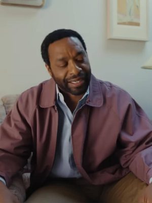 Backrooms 2026 Chiwetel Ejiofor Purple Cotton Jacket