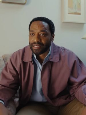 Backrooms 2026 Chiwetel Ejiofor Purple Cotton Jacket