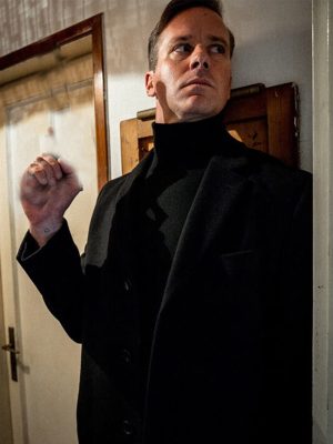 Citizen Vigilante 2026 Armie Hammer Black Wool Coat