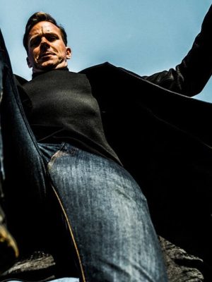 Citizen Vigilante 2026 Armie Hammer Black Wool Coat