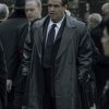 Colin Farell The Penguin S01 Black Leather Coat
