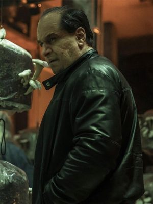 Colin Farell The Penguin S01 Black Leather Jacket