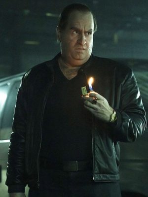 Colin Farell The Penguin S01 Black Leather Jacket