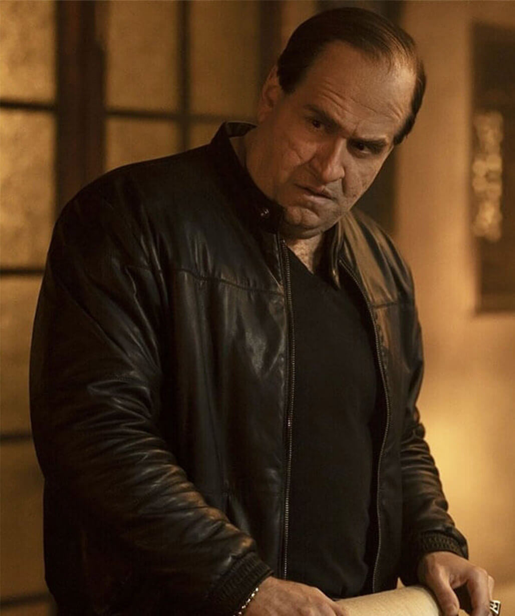 Colin Farell The Penguin S01 Black Leather Jacket