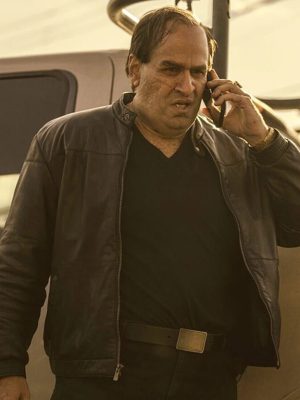 Colin Farell The Penguin S01 Black Leather Jacket