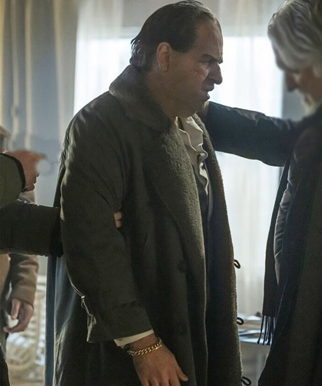 Colin Farell The Penguin S01 Grey Trench Coat
