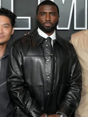 Coltrane Wilder Nemesis 2026 Premiere Black Leather Jacket