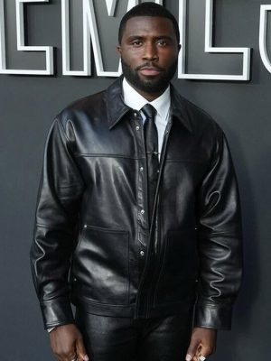 Coltrane Wilder Nemesis 2026 Premiere Black Leather Jacket