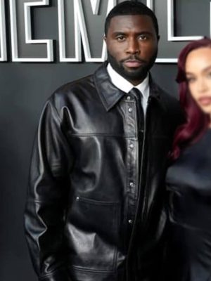 Coltrane Wilder Nemesis 2026 Premiere Black Leather Jacket