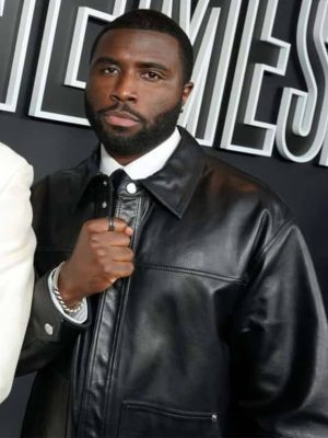 Coltrane Wilder Nemesis 2026 Premiere Black Leather Jacket