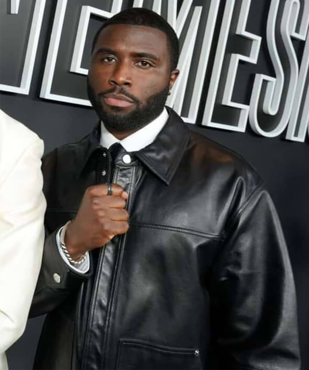 Coltrane Wilder Nemesis 2026 Premiere Black Leather Jacket