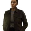 Cush Jumbo Criminal Record S01 Black Wool Jacket