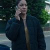 Cush Jumbo Criminal Record S02 Black Bomber Jacket