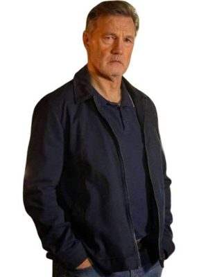 David Morrissey Tip Toe 2026 Blue Cotton Jacket