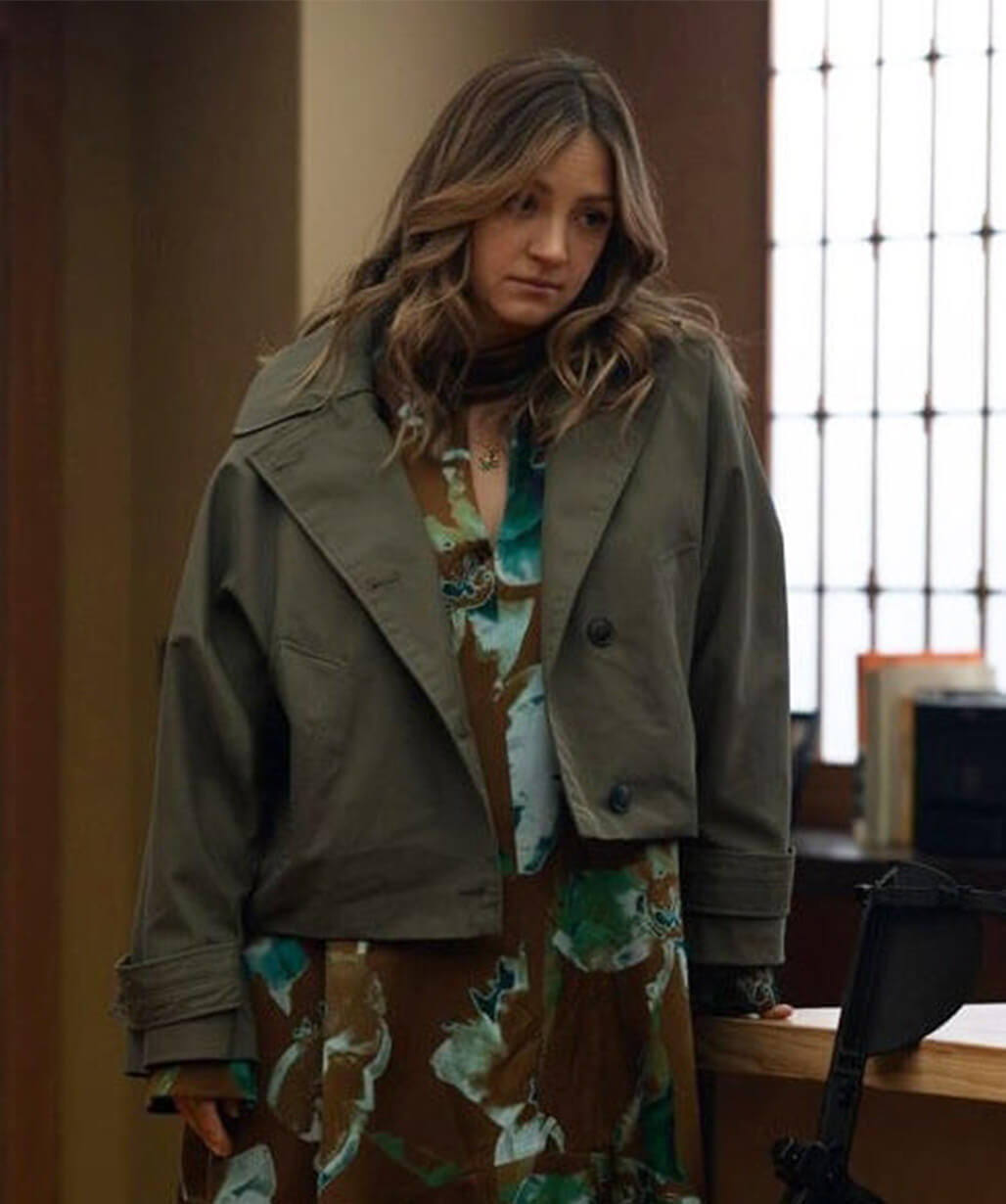 Ebby Elliot All Her Fault S01 Green Cotton Jacket