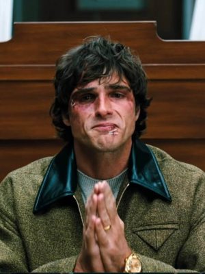 Euphoria S03 Jacob Elordi Green Wool Jacket