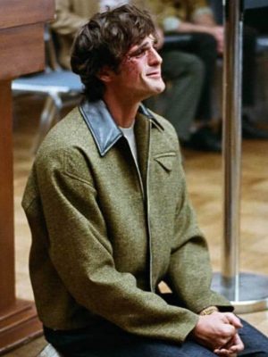 Euphoria S03 Jacob Elordi Green Wool Jacket
