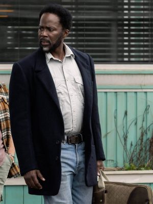 From S01 Boyd Stevens Black Wool Coat
