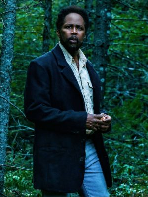 From S01 Boyd Stevens Black Wool Coat