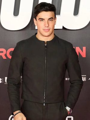 Idolos 2026 Oscar Casas Black Wool Jacket