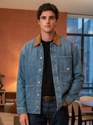 Jacob Elordi Euphoria S03 Blue Denim Jacket